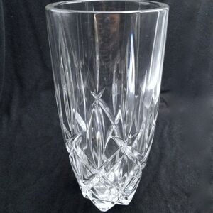Vintage Gorham Lady Anne Crystal Vase 10.25 Inch Tall Blown Glass